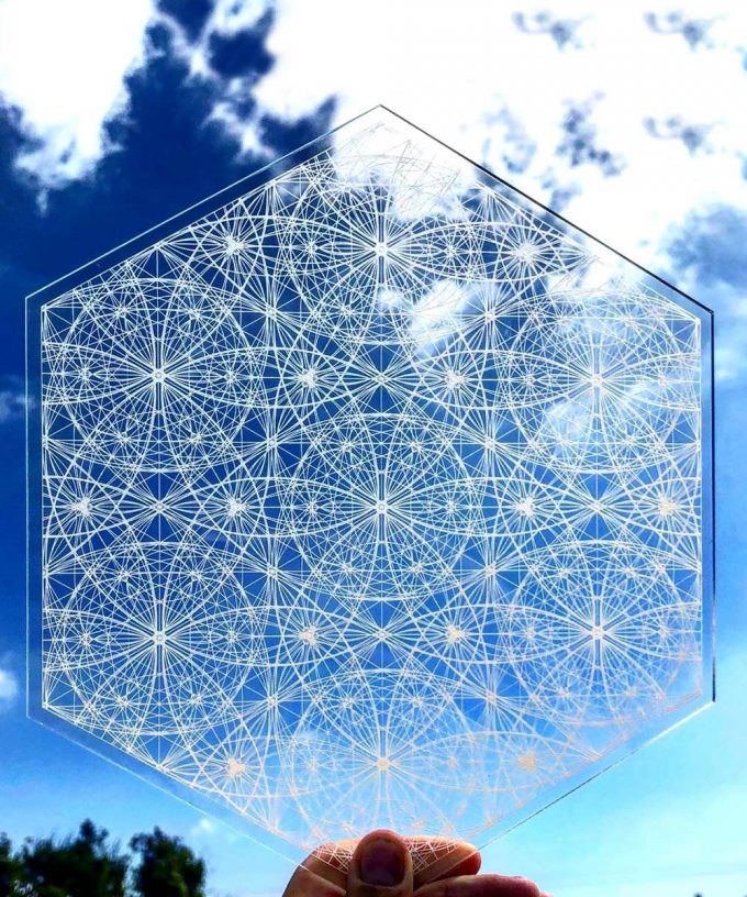 Crystal Grid - Angelic Flower of Life